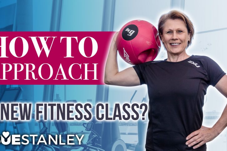 Approaching a fitness class by Sue Stanley